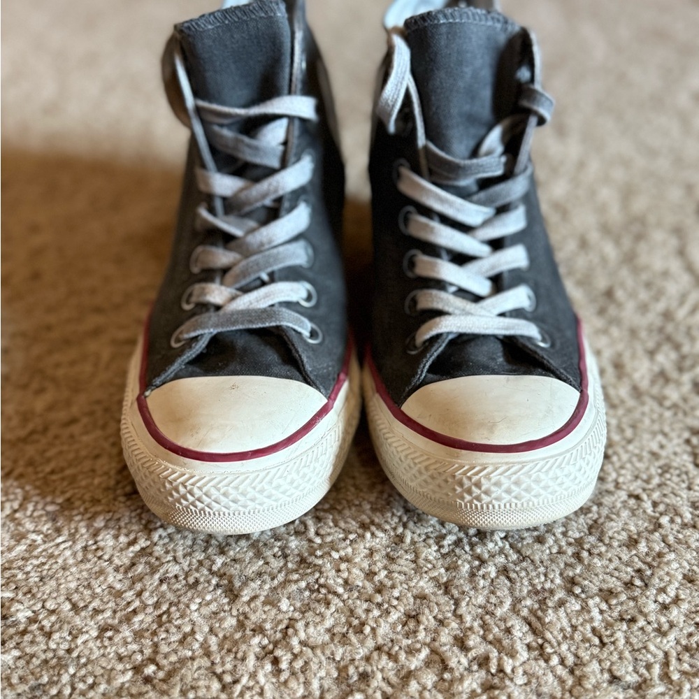 Converse Black High-Top Wedges